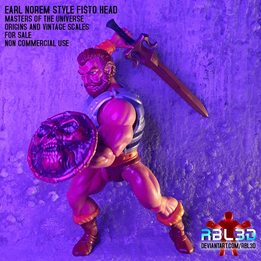 Fisto Head Earl Norem style -motu origins and vintage- 3D print model_6