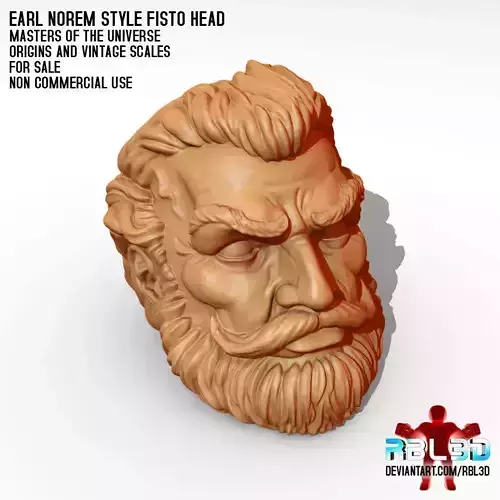 Fisto Head Earl Norem style -motu origins and vintage-
