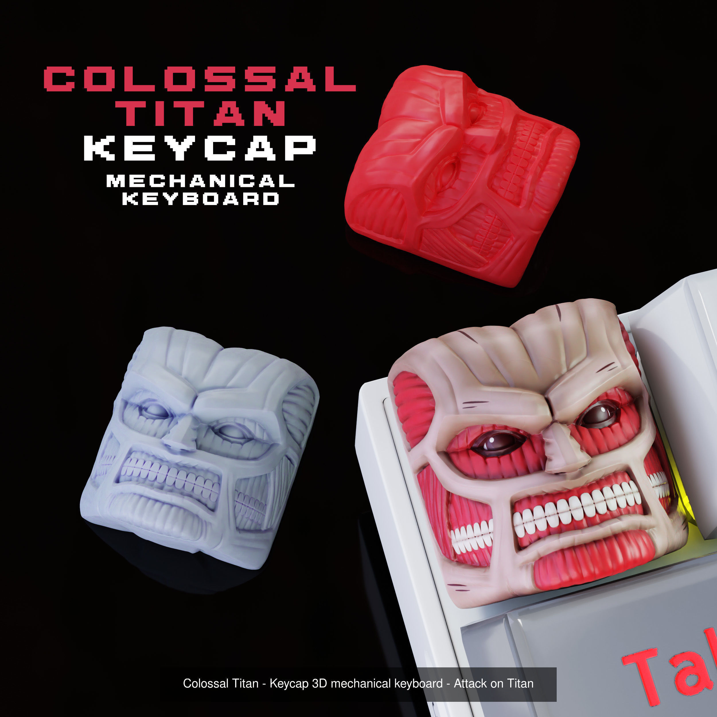 Titans - Attack on titan keycaps collection  -shingeki no kyojin _10