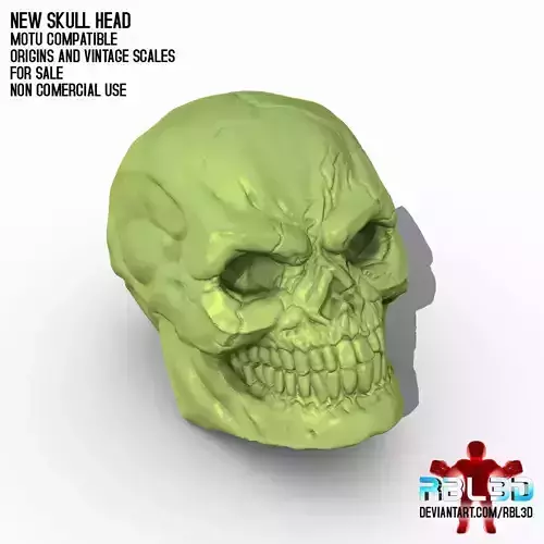 New Skull Head for Motu Origins and Vintage updated
