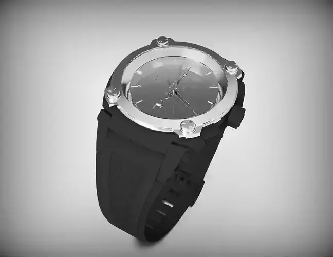 Realistic Watch 3D Model