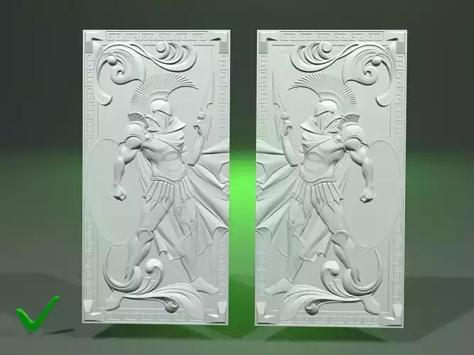 Game backgammon roman for CNC milling or 3D Printing