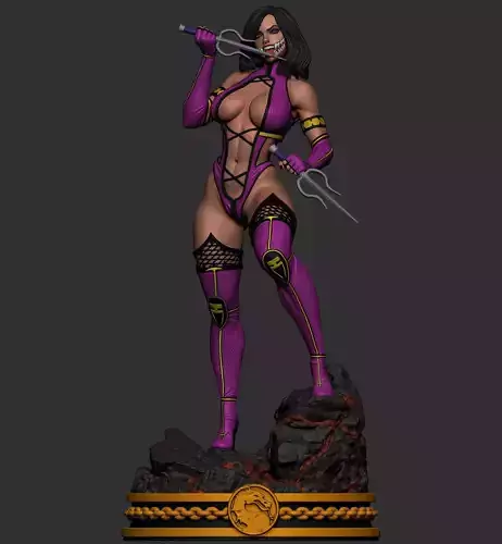 3D Mileena Mortal Kombat