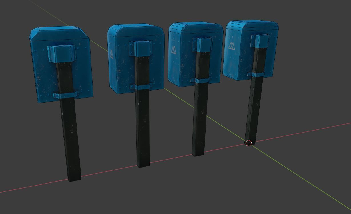 videophone Street Friend Low-poly 3D model_13