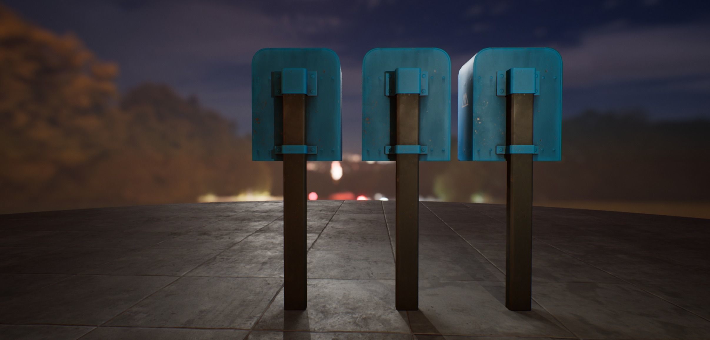 videophone Street Friend Low-poly 3D model_7