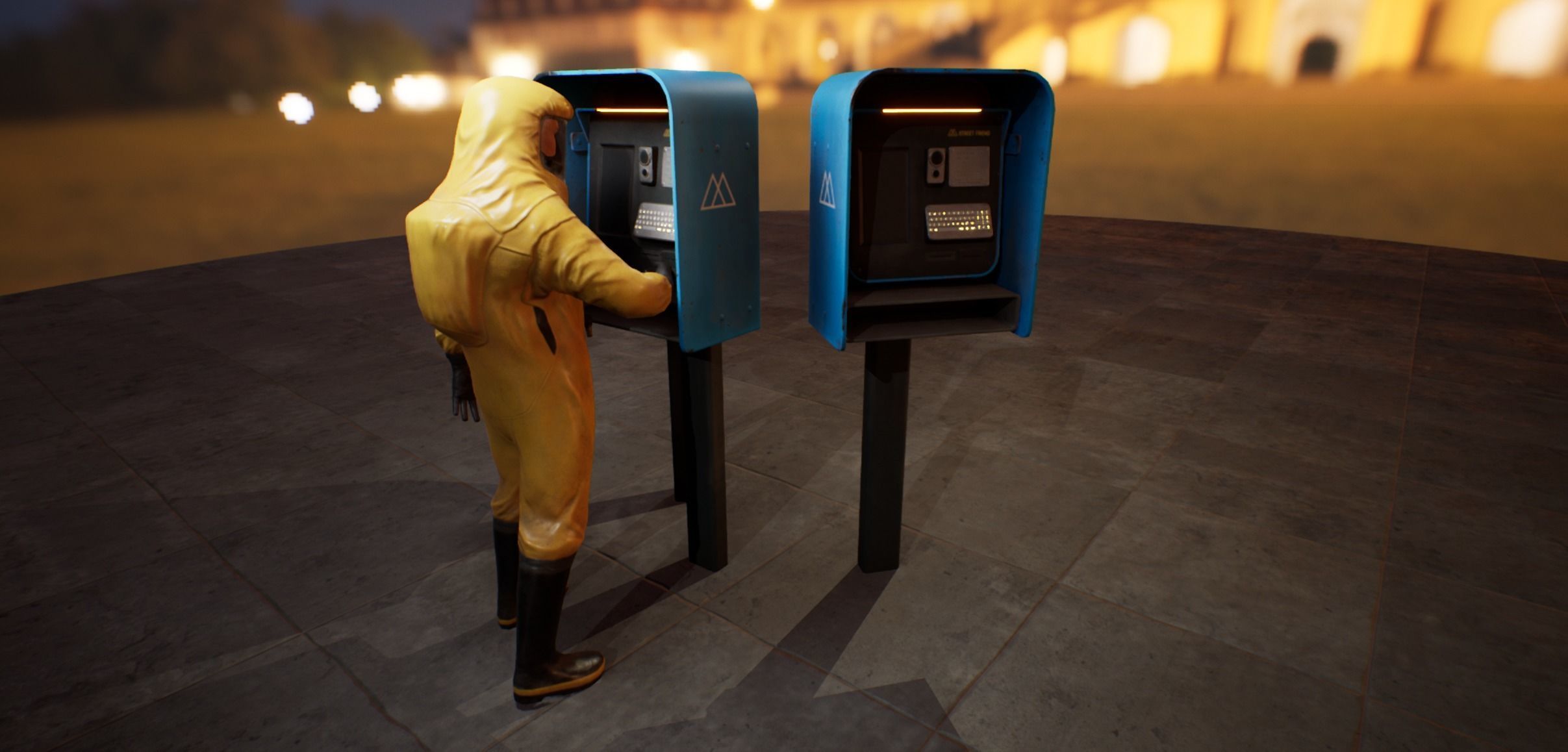 videophone Street Friend Low-poly 3D model_8