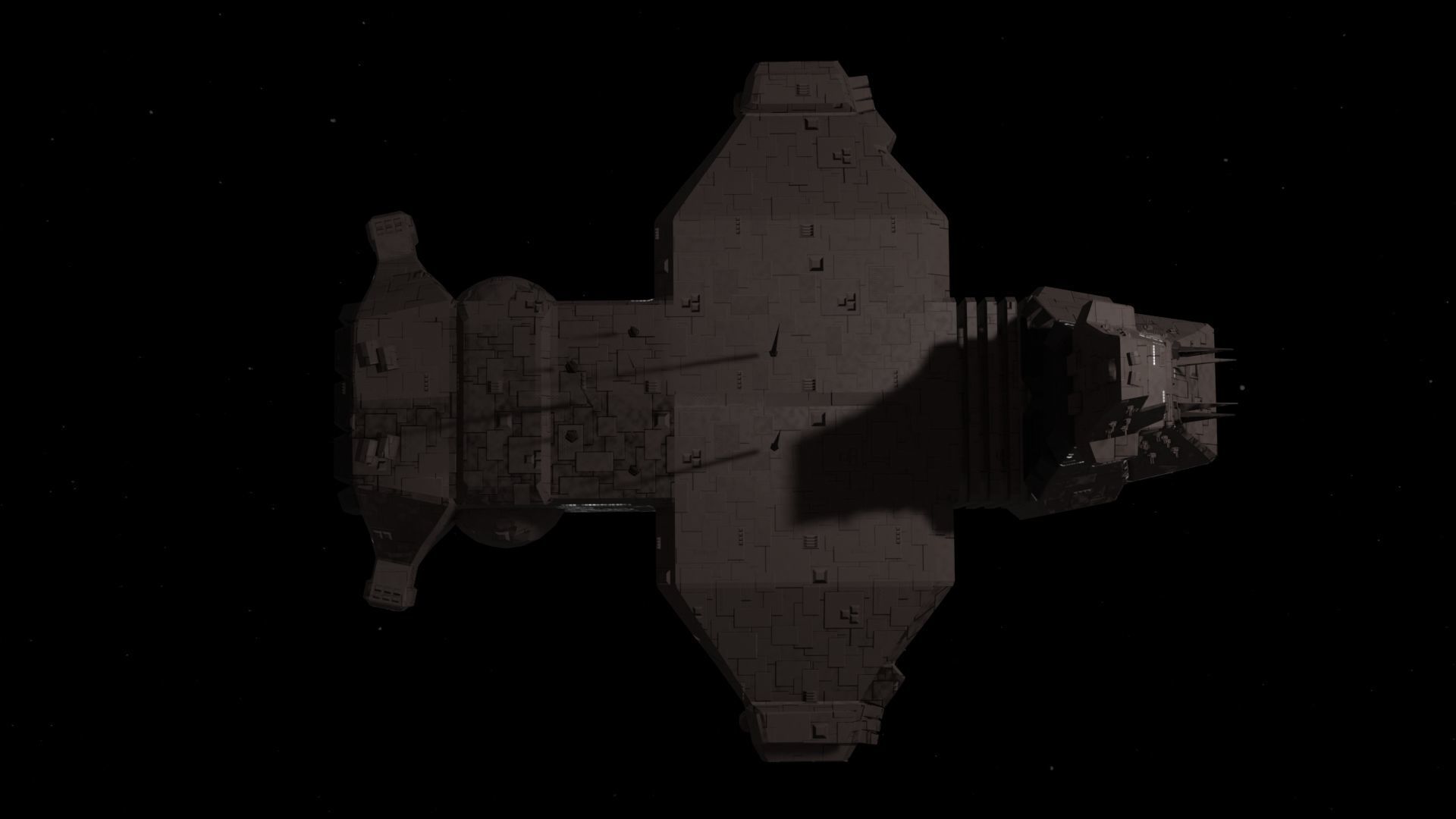 Future Spaceship No4 3D model_6