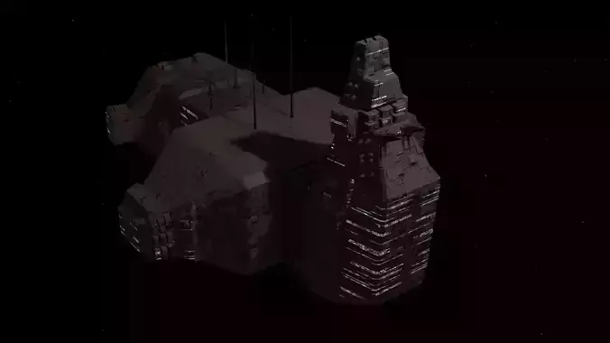 Future Spaceship No4 3D model