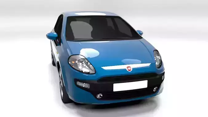 FIAT PUNTO EVO 5DOOR LOWPOLY