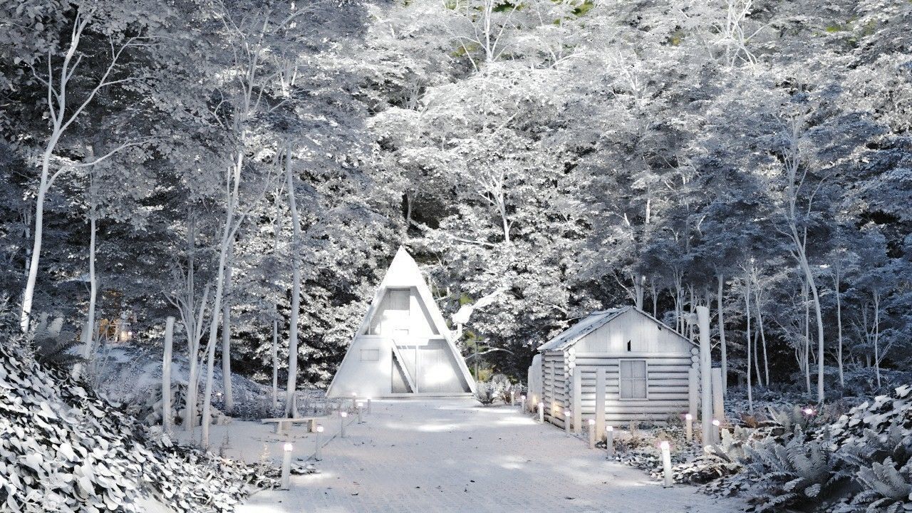 Forest Cabin 3D model_1