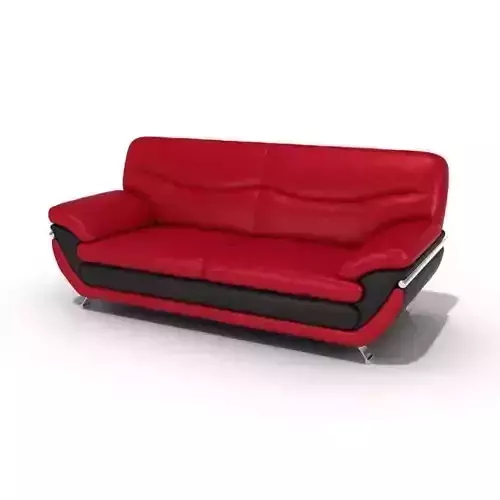 Red And Black Luxury Sofa