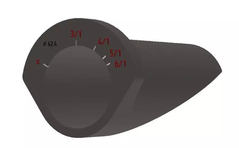 Metric Merge Collector Cutting Sleeves 3D print model_0