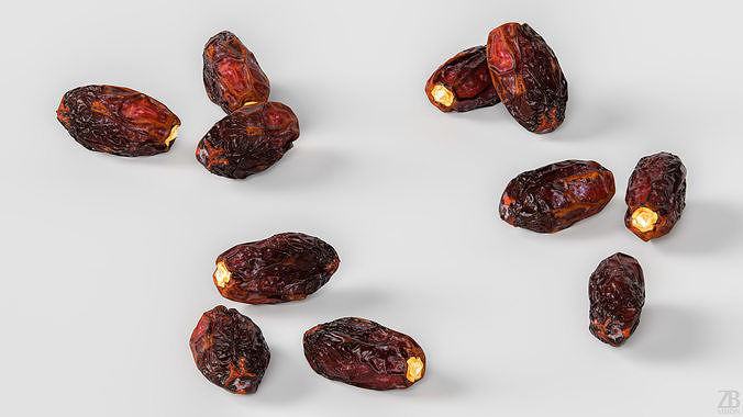 Date Fruit 3D model 3