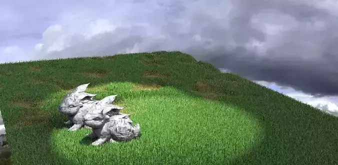  Bunny 3DTiled Texture Supplied