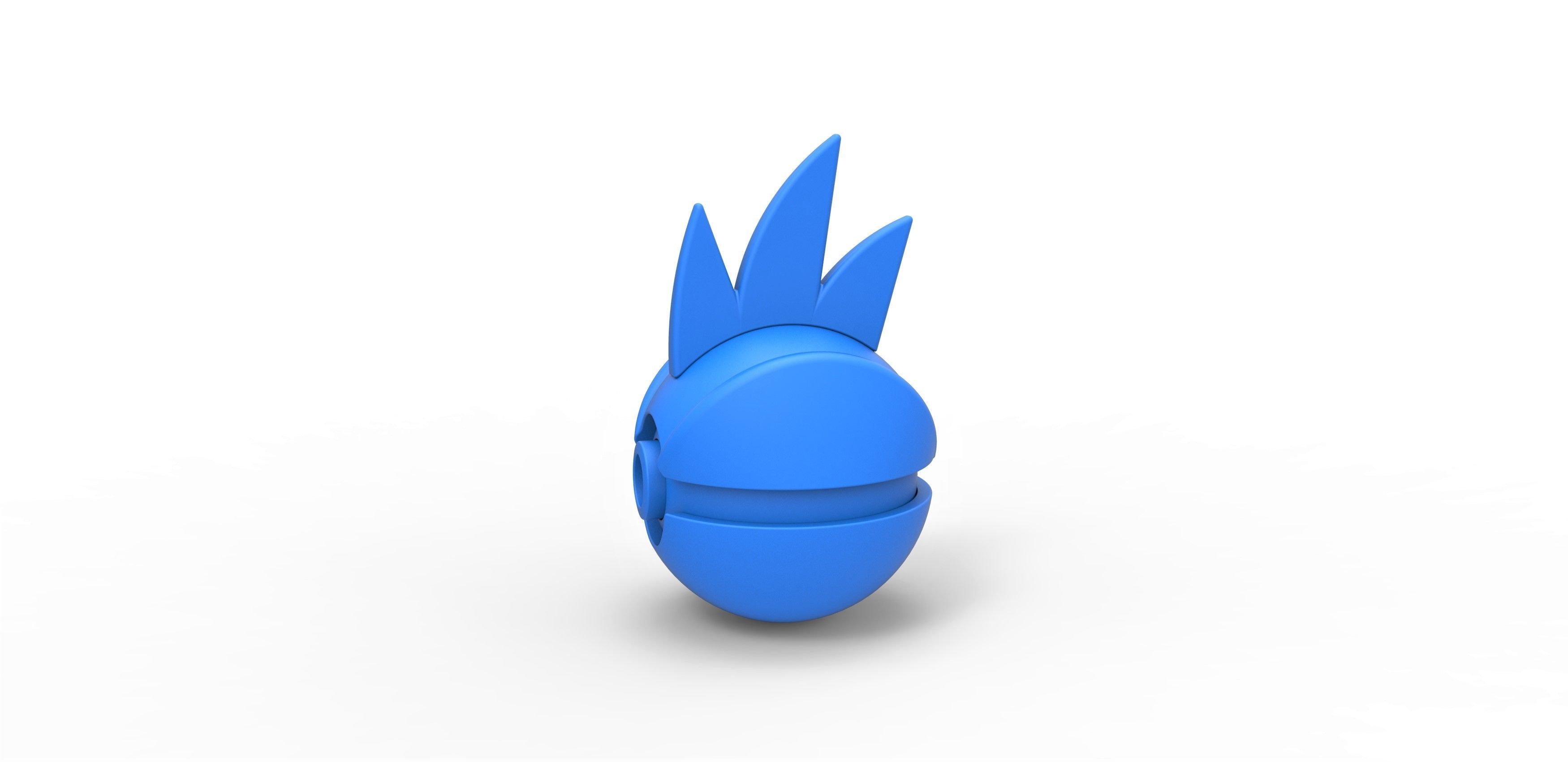 Feraligatr orb 3D print model_14