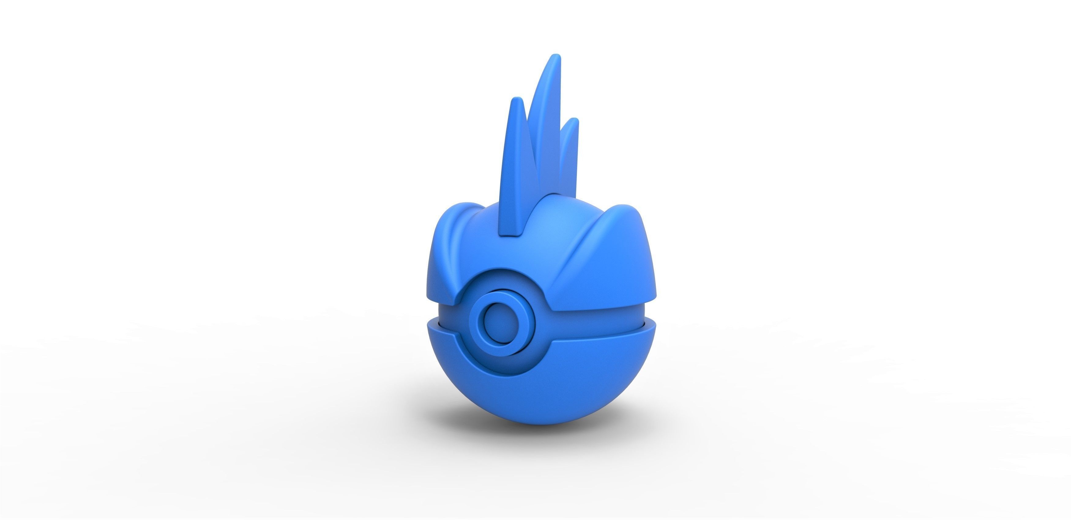 Feraligatr orb 3D print model_9