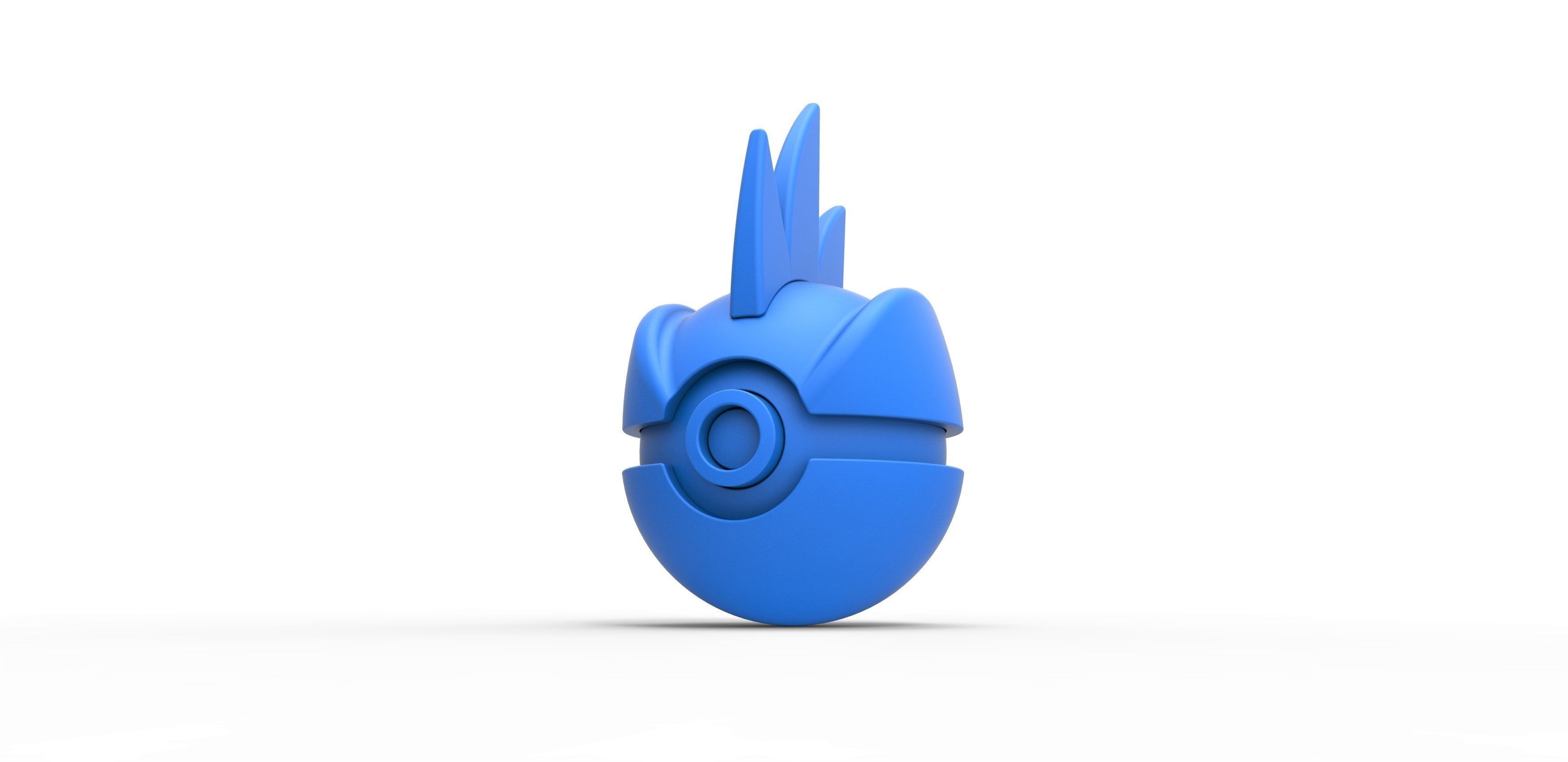 Feraligatr orb 3D print model_10