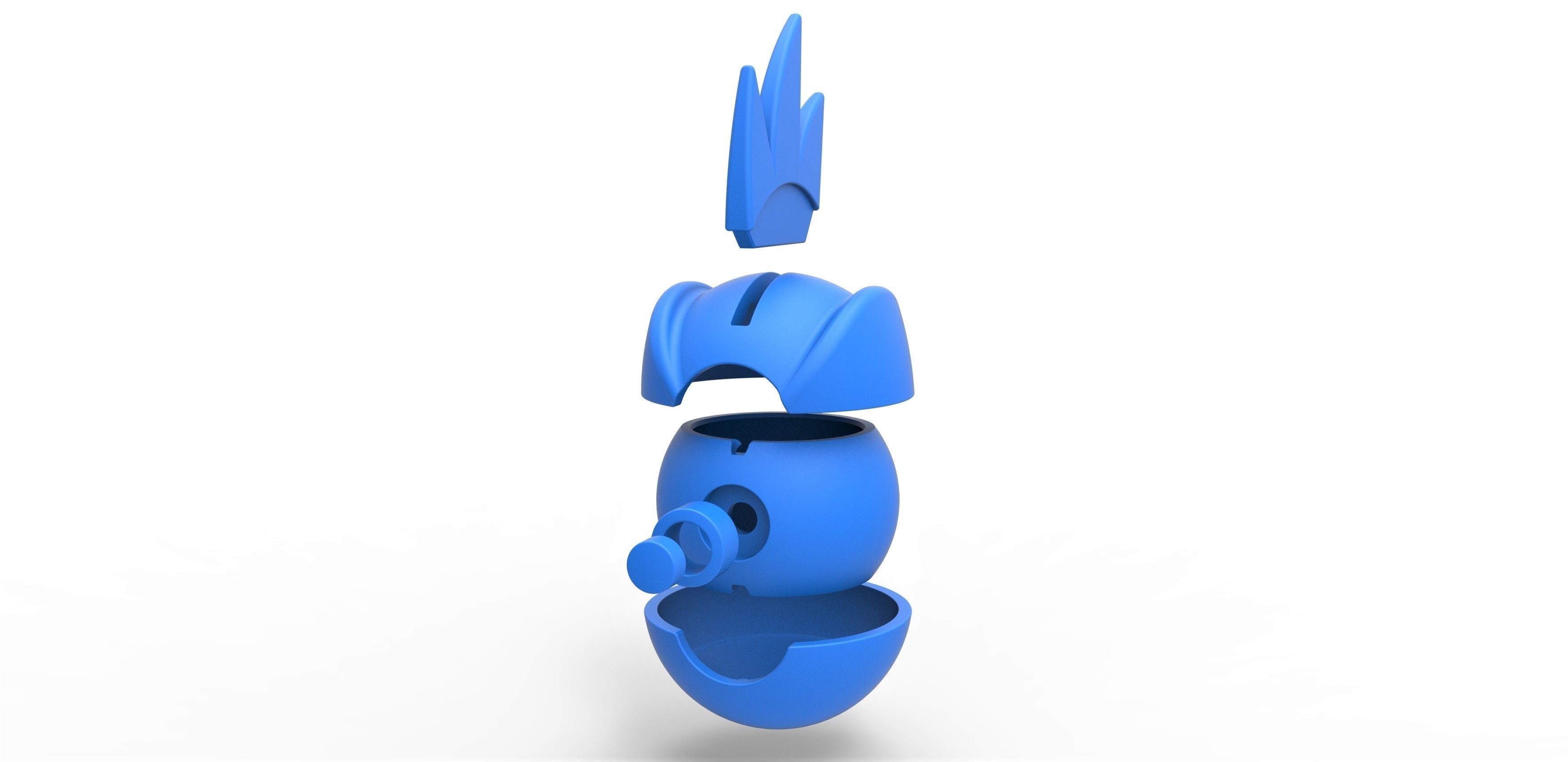 Feraligatr orb 3D print model_20