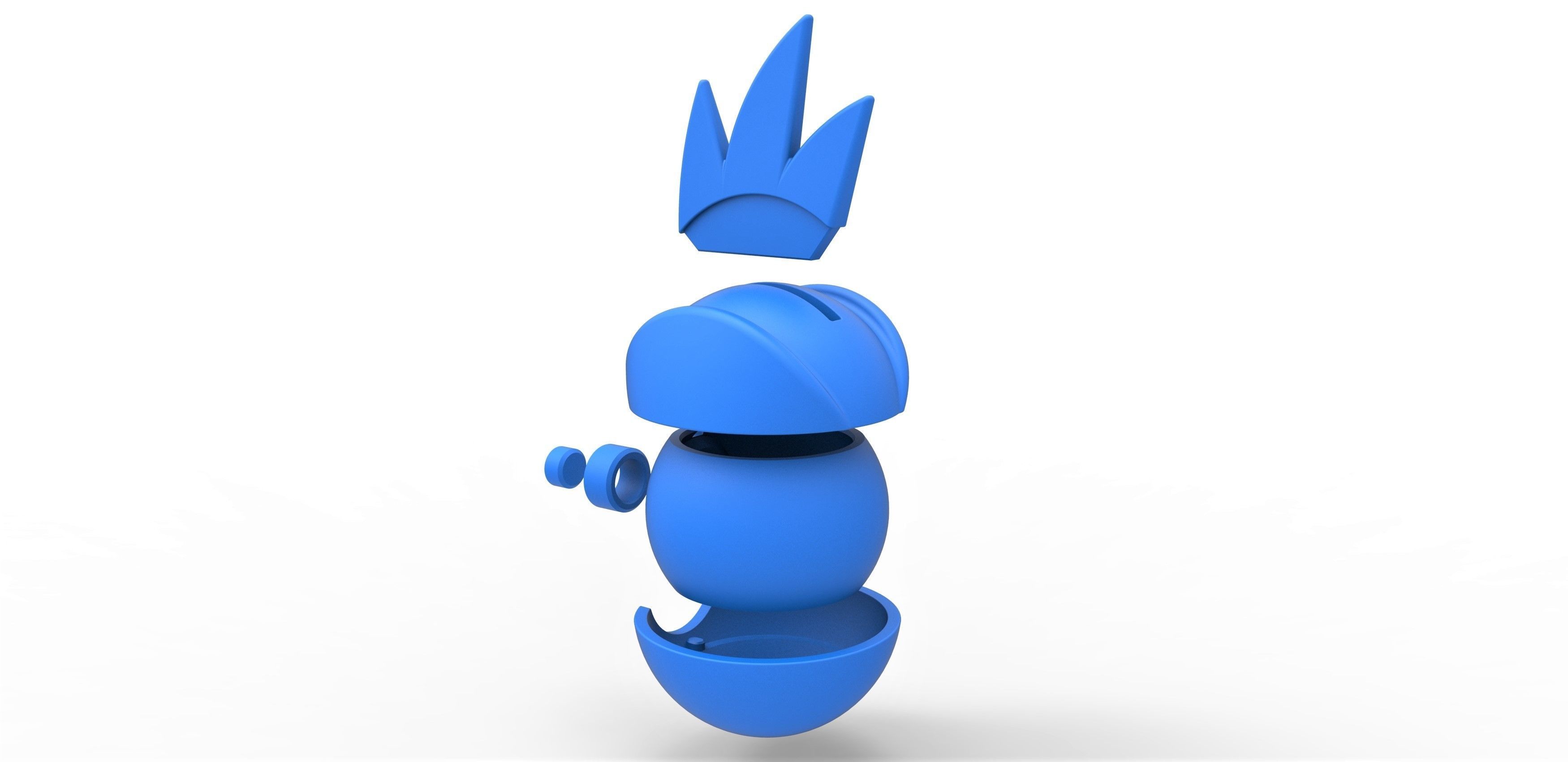 Feraligatr orb 3D print model_22