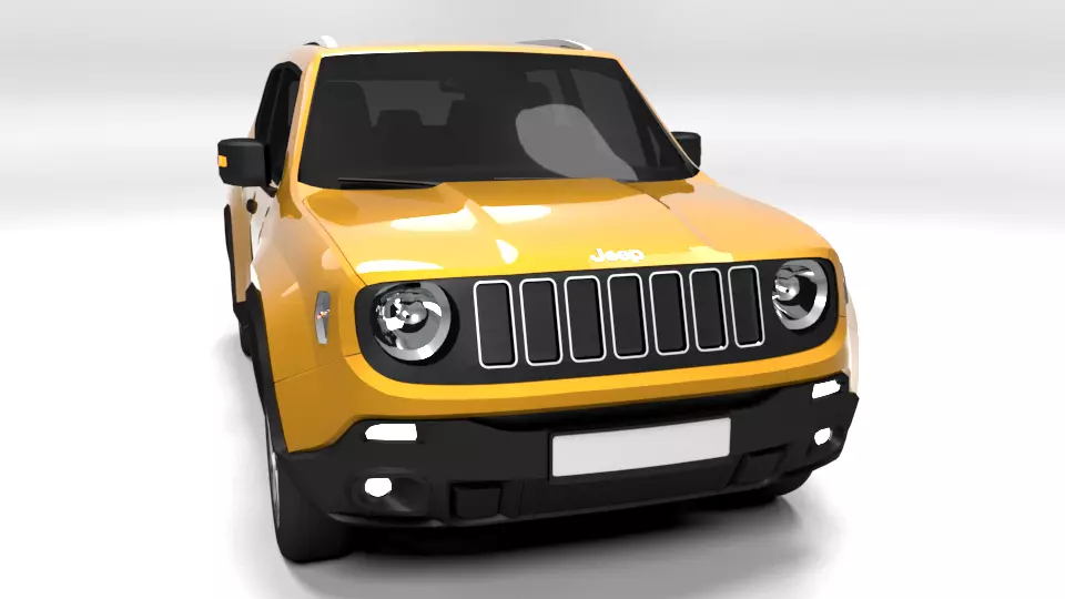 JEEP REGENADE Low-poly 3D model_0