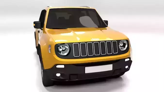 JEEP REGENADE Low-poly 3D model