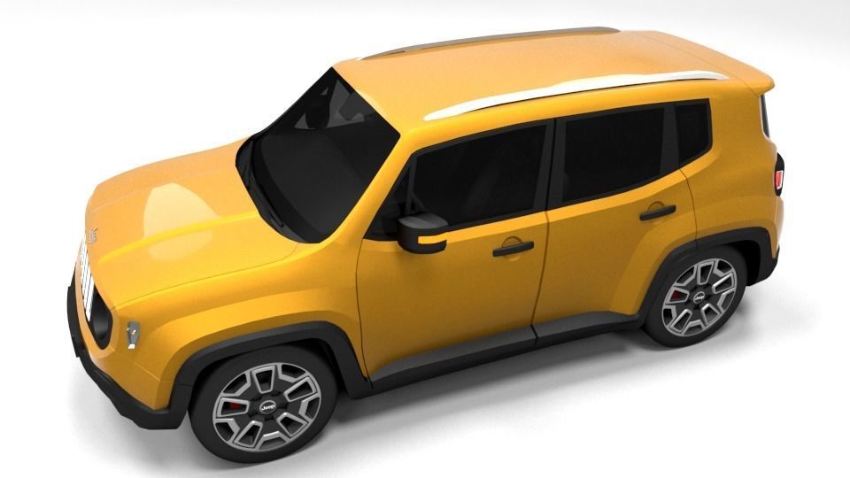 JEEP REGENADE Low-poly 3D model_4