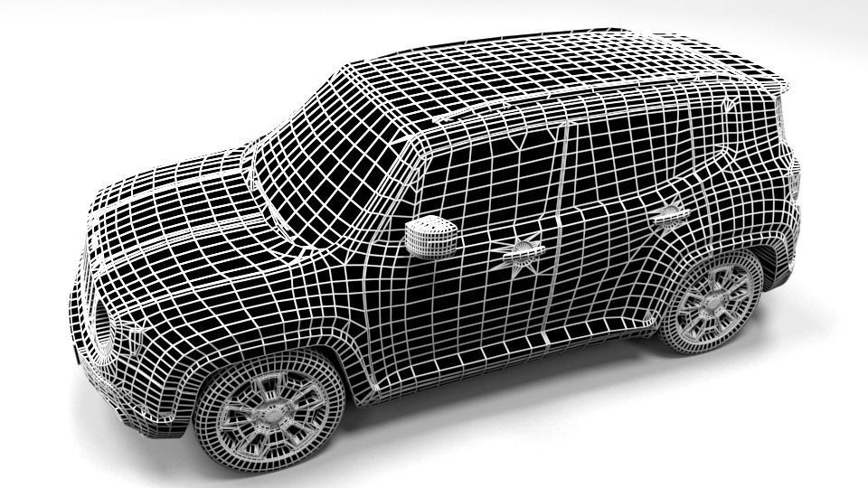 JEEP REGENADE Low-poly 3D model_5