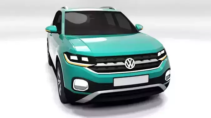 VW T-CROSS LOWPOLY