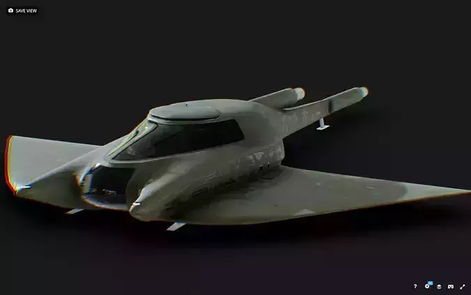 Sci-Fi Flying Vehicle