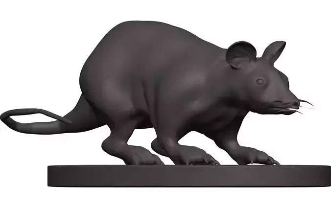 Mouse figurine of kangaroo