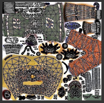 Cartoon Golfer Low-poly 3D model_25