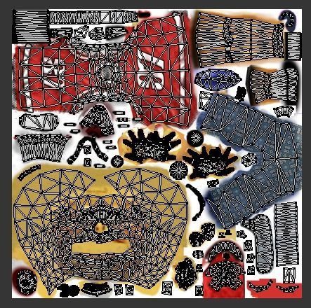 Cartoon Golfer Low-poly 3D model_24