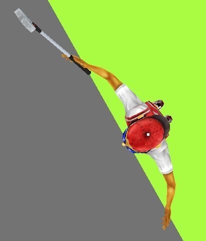 Cartoon Golfer Low-poly 3D model_21