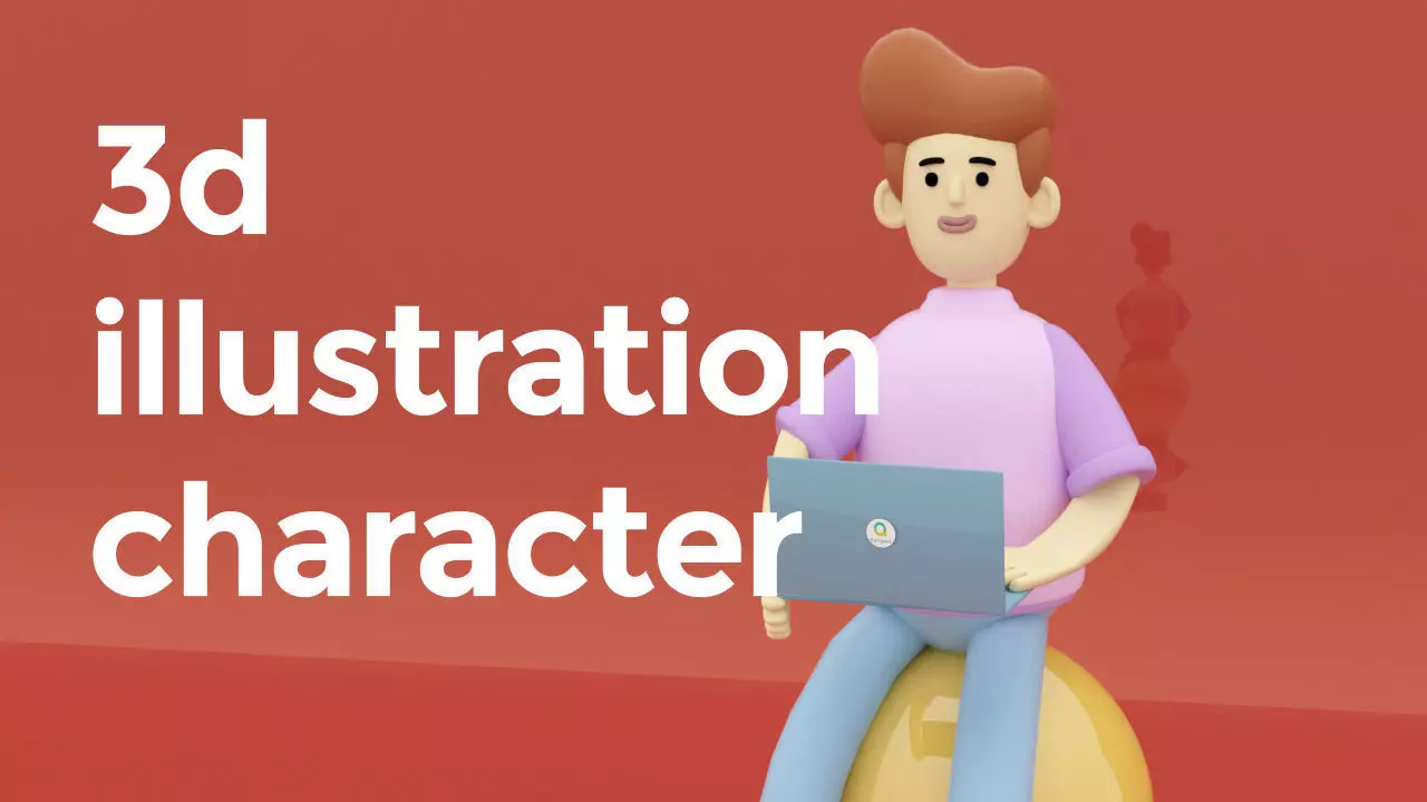 Basic Character modelling rendered in Corona  Free 3D model_0