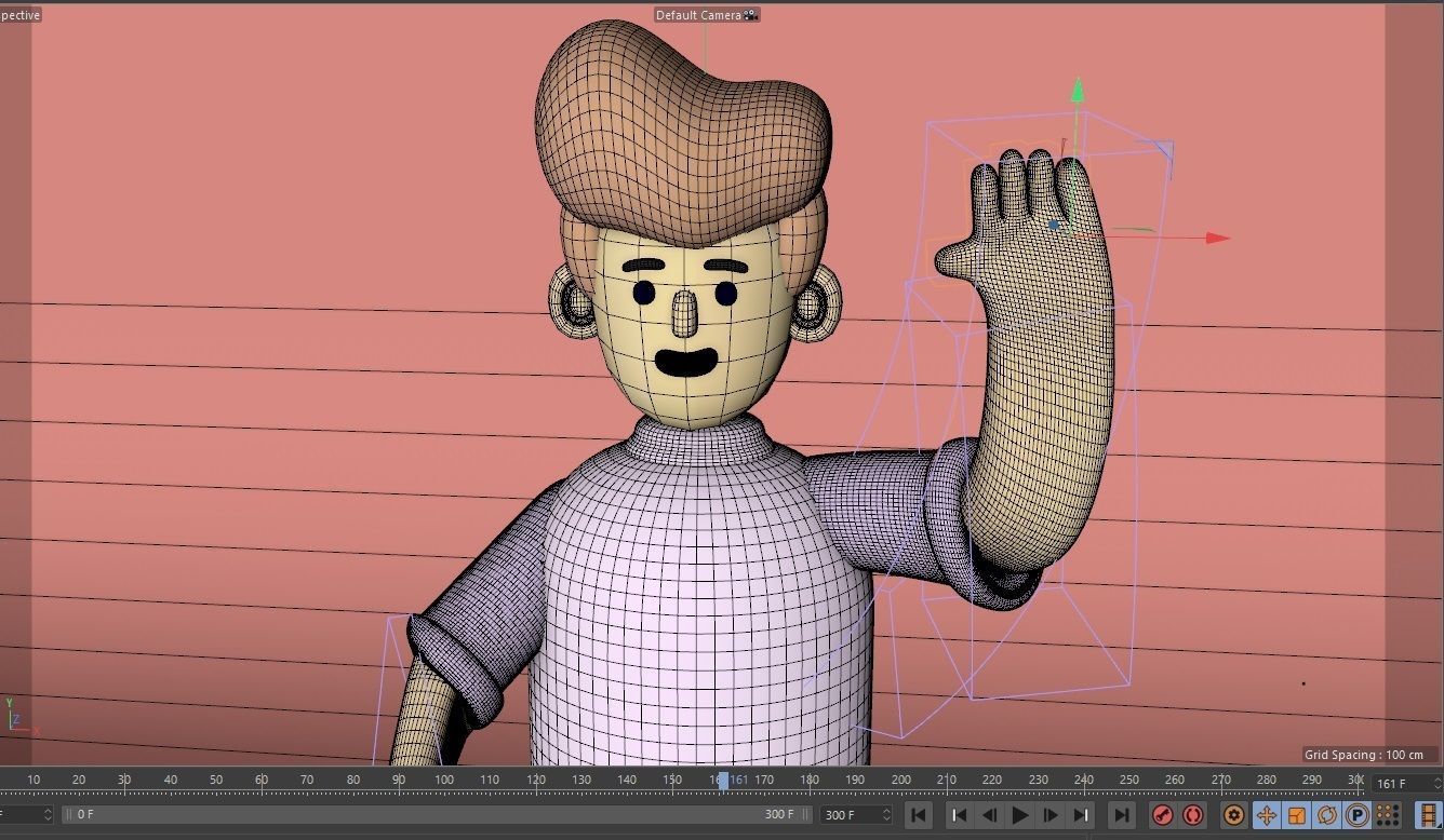 Basic Character modelling rendered in Corona  Free 3D model_2