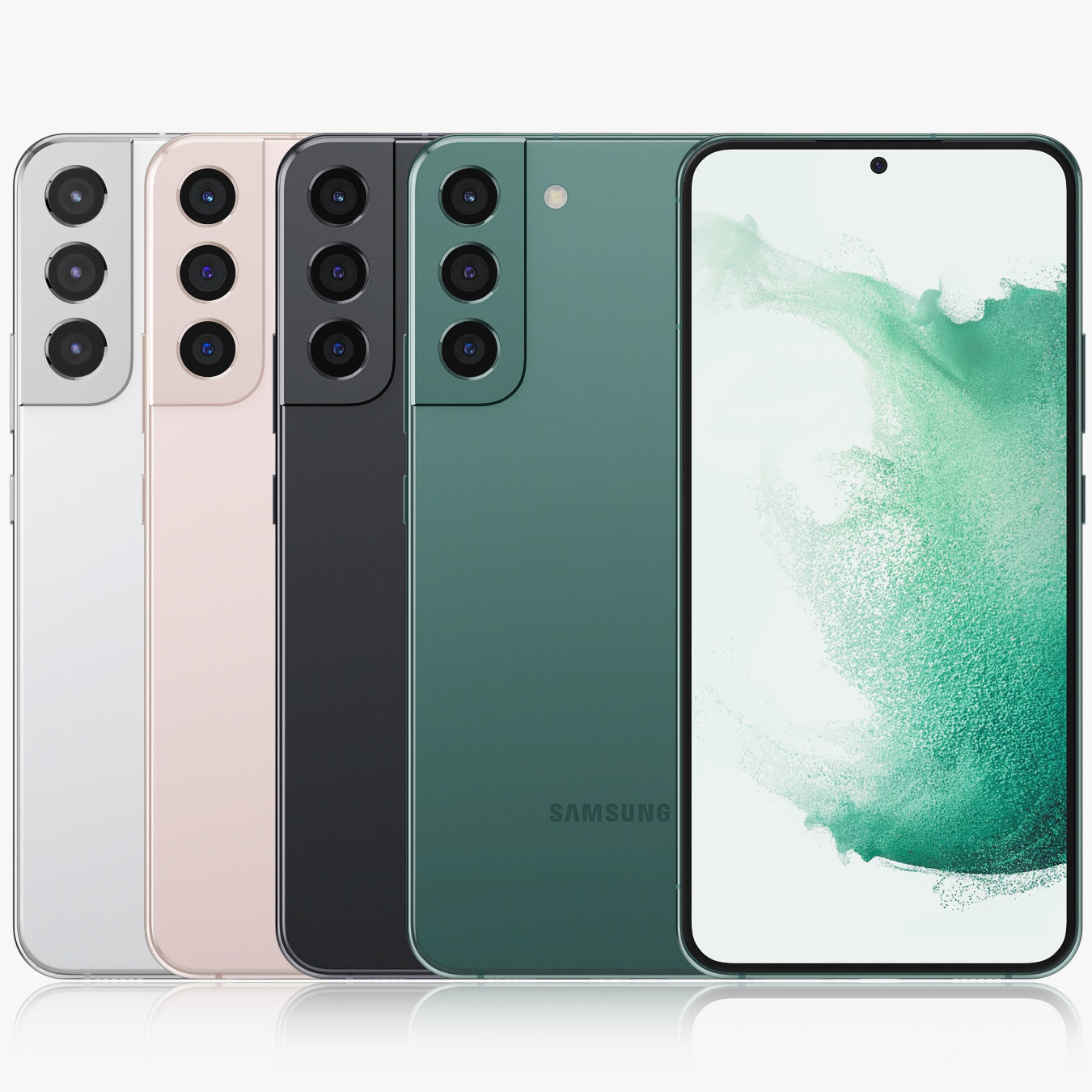 Samsung Galaxy S22 Plus primary colors 3D model_1