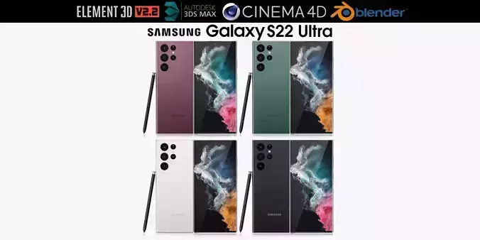 Samsung Galaxy S22 Ultra primary colors