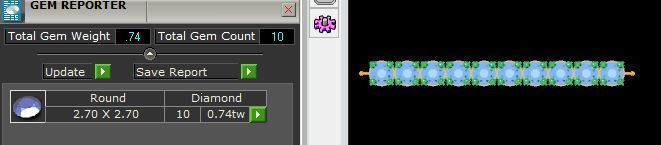 Diamond Bracelet 3D print model_7