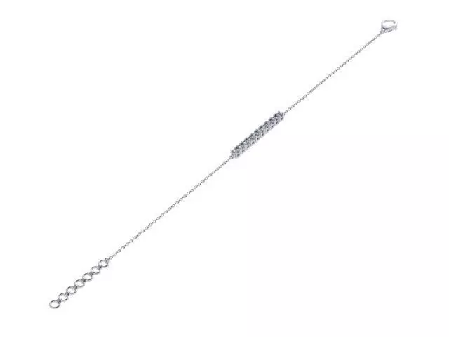 Diamond Bracelet 3D print model_0