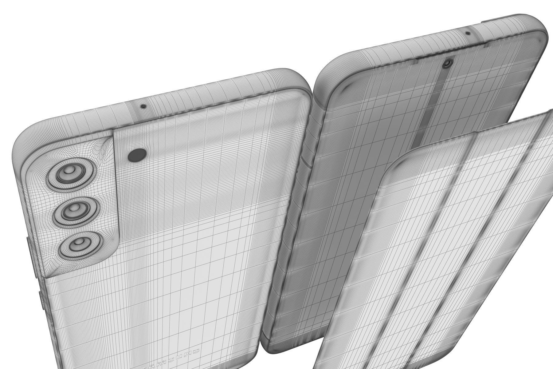 Samsung Galaxy S22 Plus all colors 3D model_37