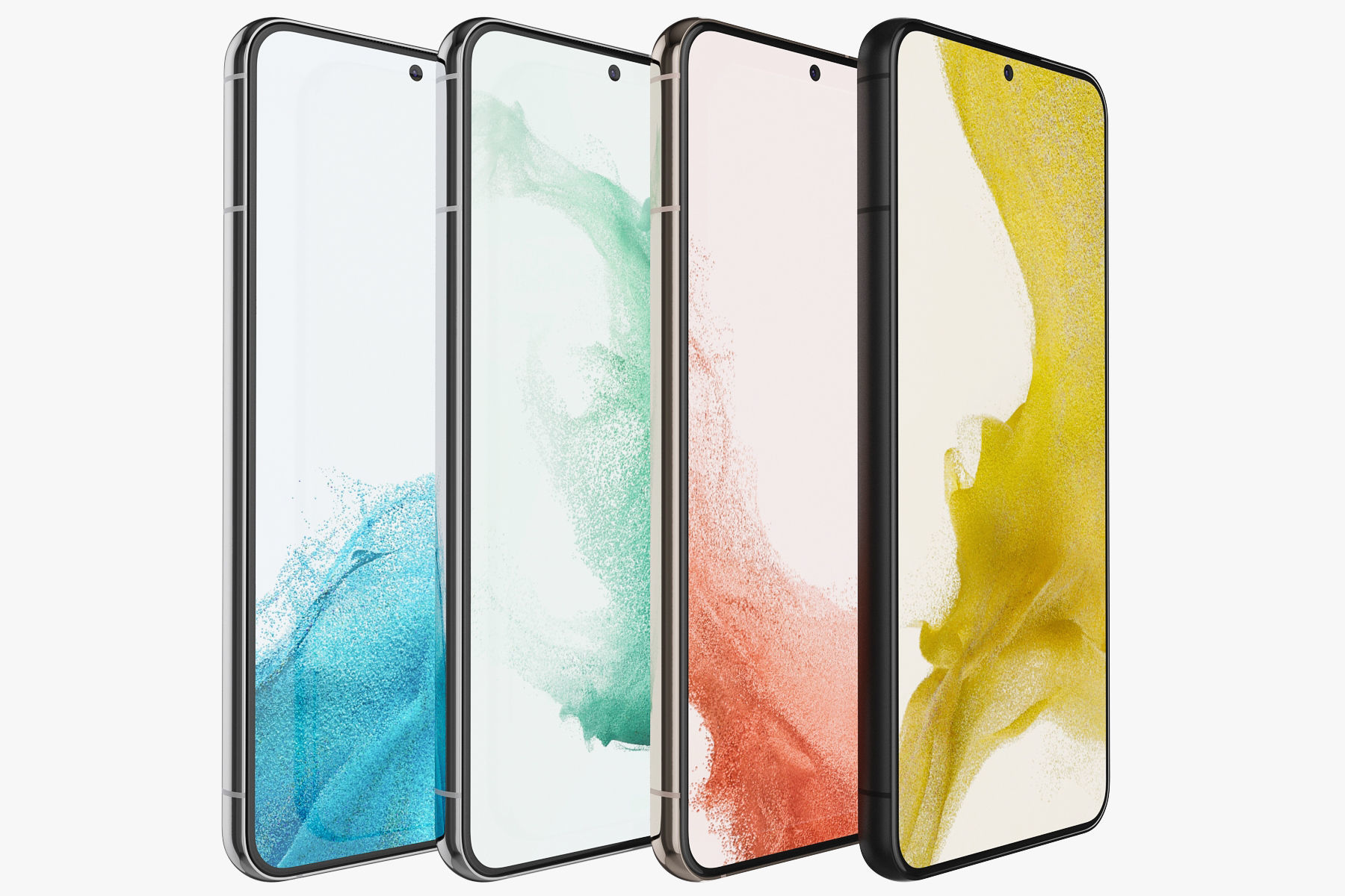 Samsung Galaxy S22 Plus all colors 3D model_16