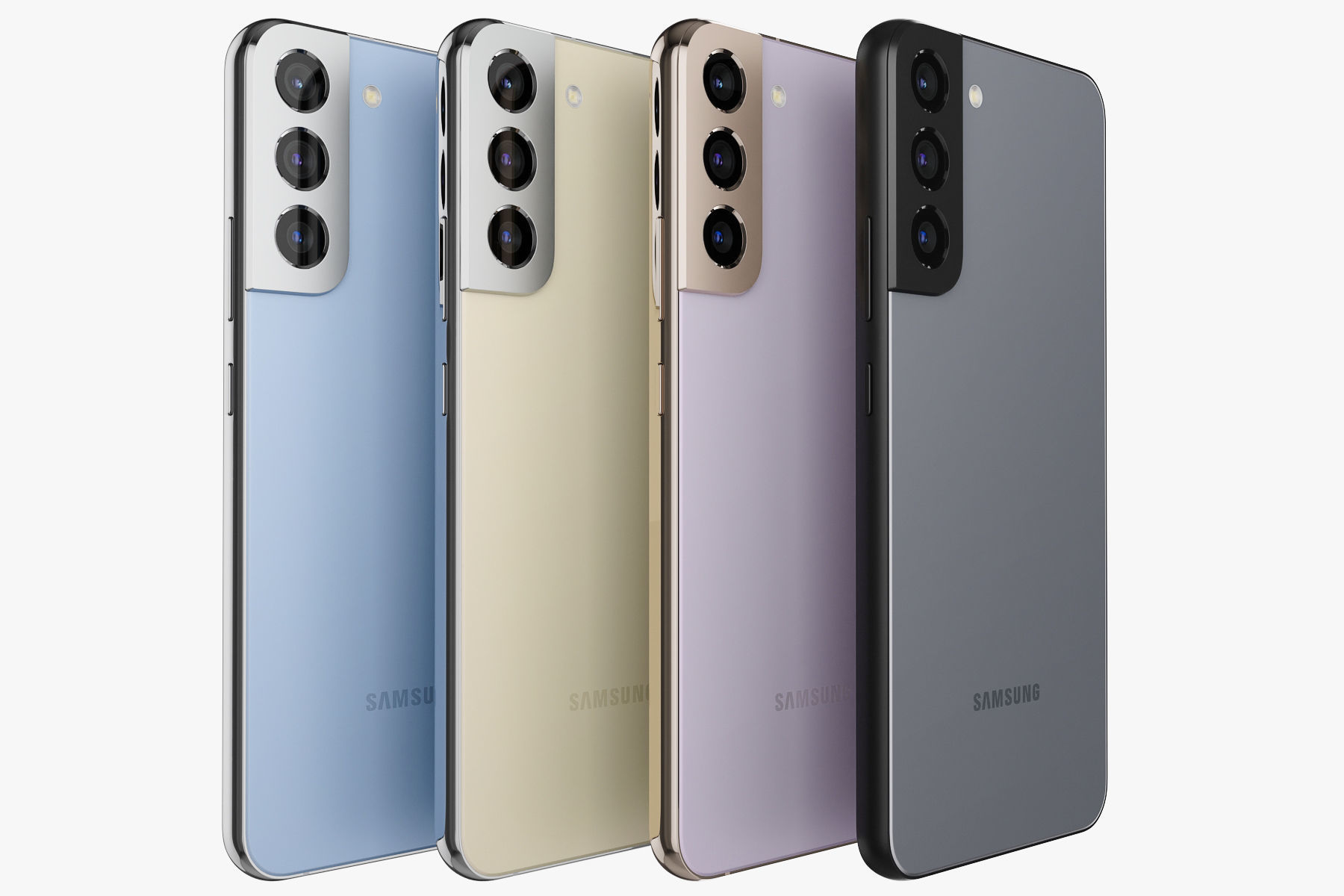 Samsung Galaxy S22 Plus all colors 3D model_17