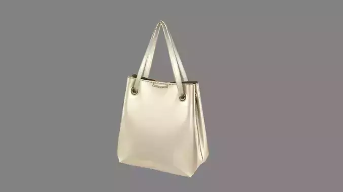 cartoon white leather handbag for women