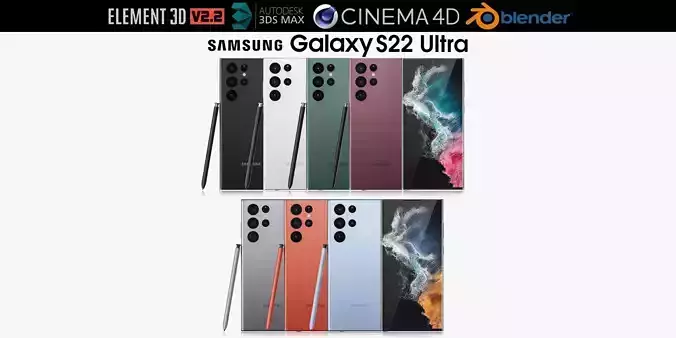 Samsung Galaxy S22 Ultra all colors