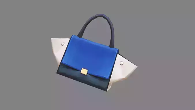 cartoon blue handbag for women