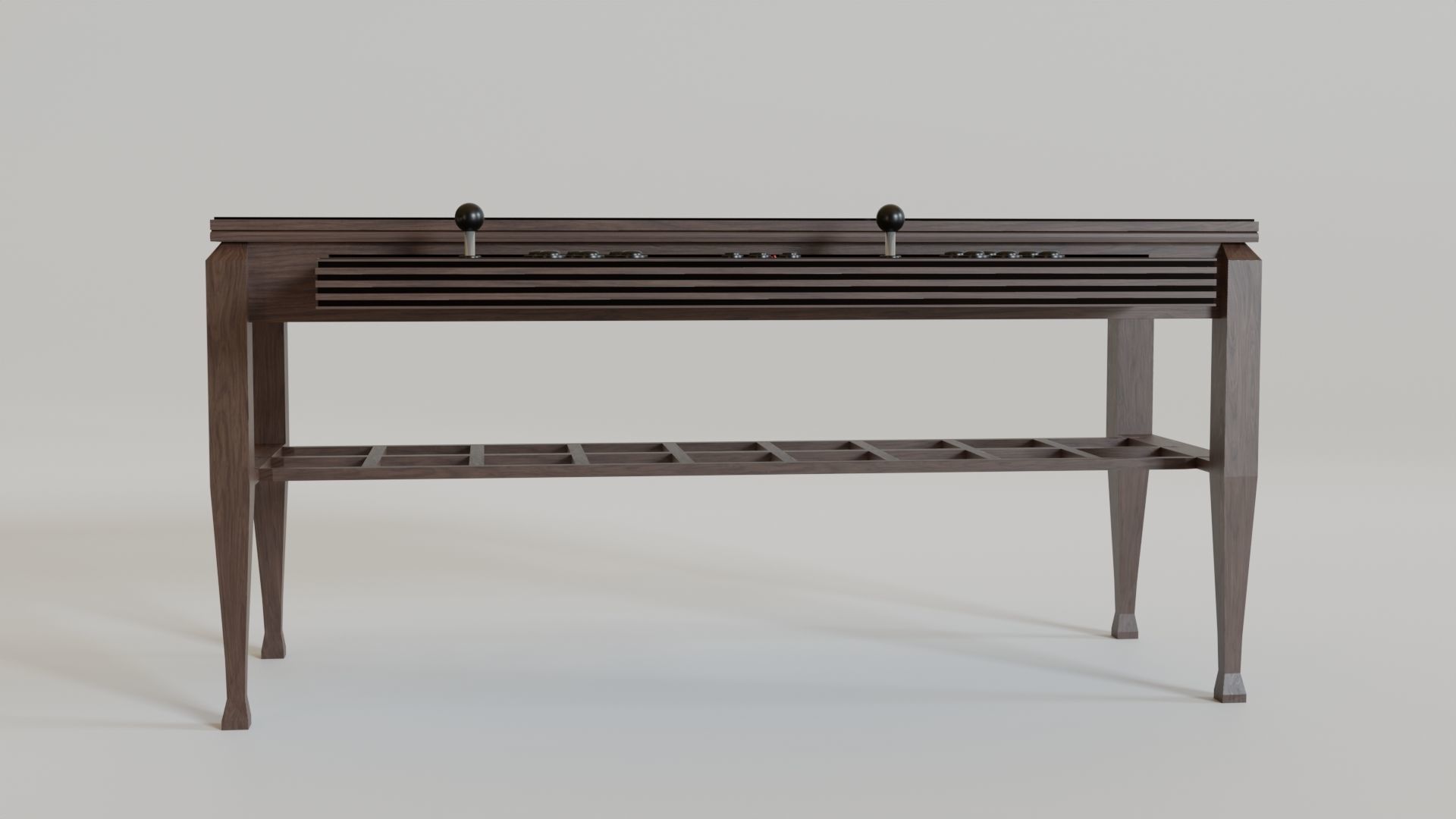 Retro Gamer Coffee Tables Low-poly 3D model_4