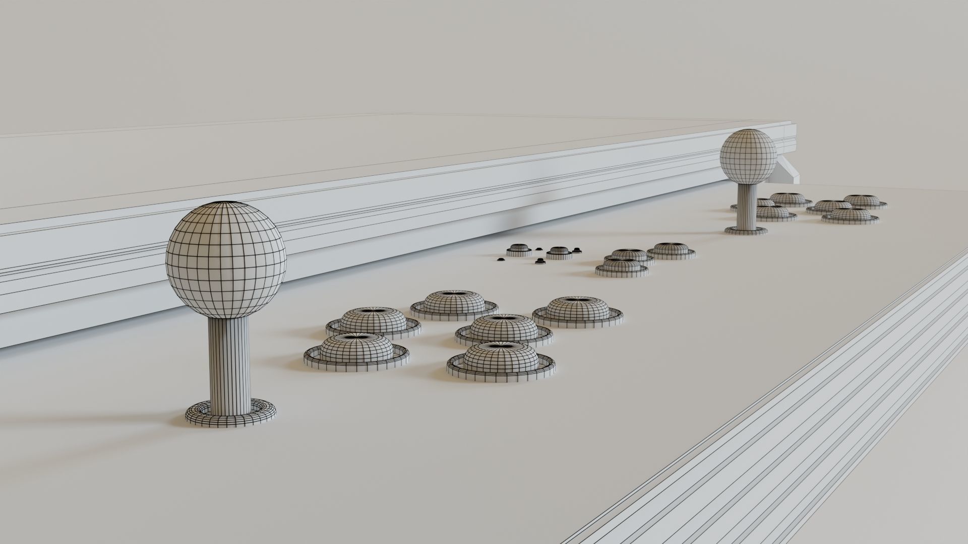 Retro Gamer Coffee Tables Low-poly 3D model_8