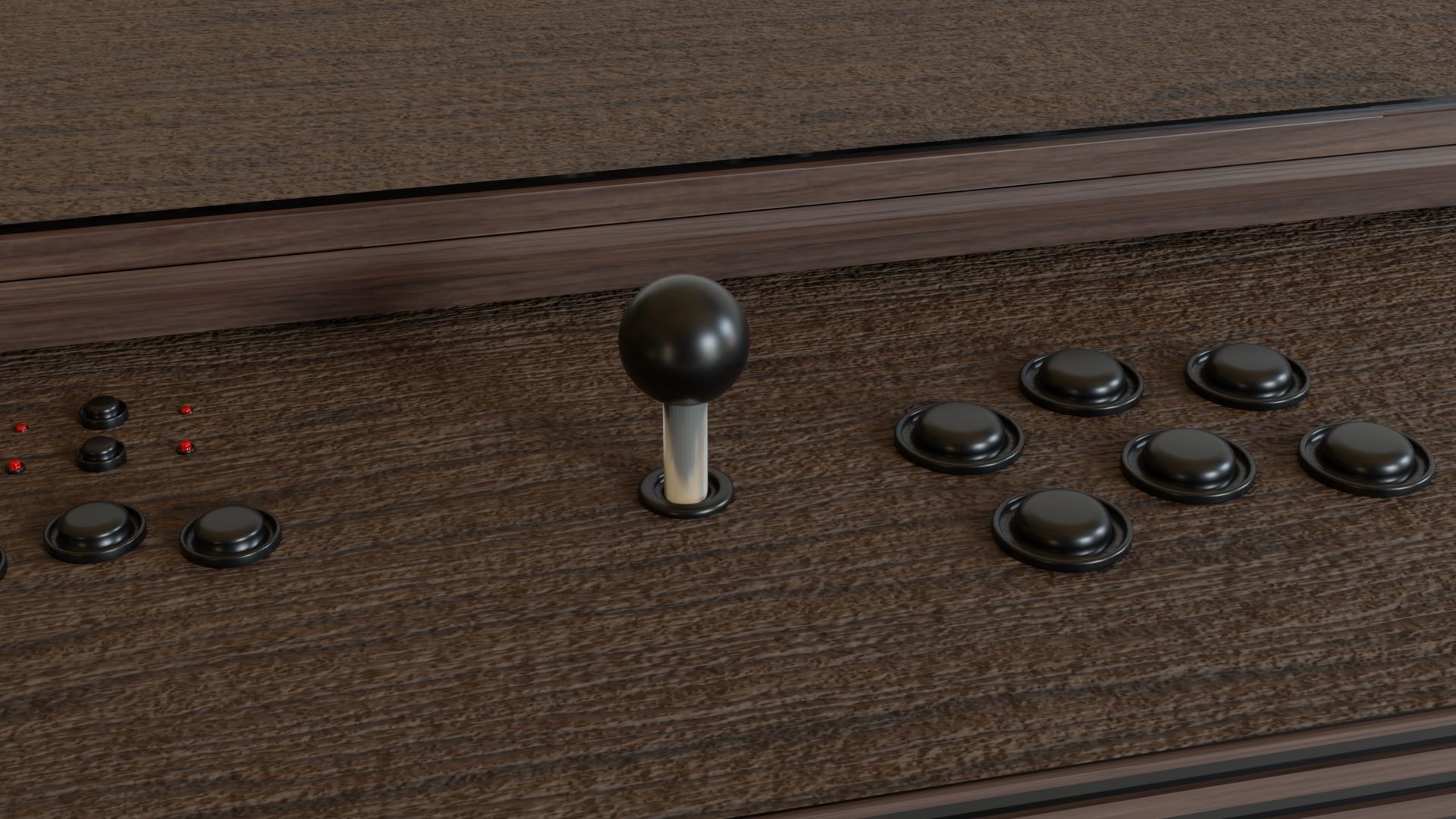 Retro Gamer Coffee Tables Low-poly 3D model_3