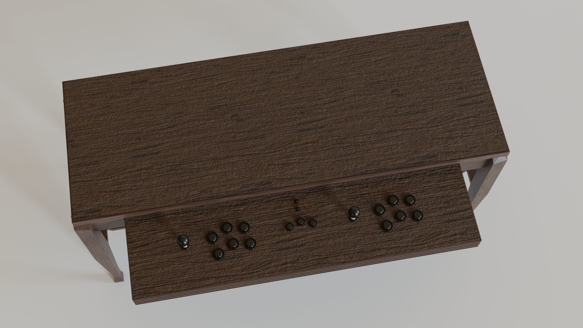 Retro Gamer Coffee Tables Low-poly 3D model_5