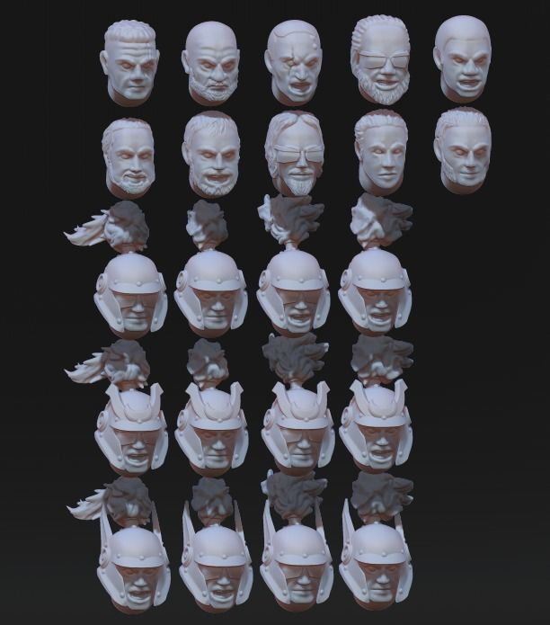 Tempest Legion - MK3 Heavy Infantry 3D print model_12